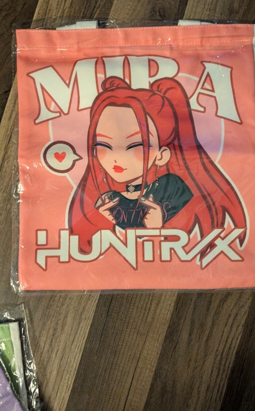 New K-pop Demon Hunters Mira Tote Bag